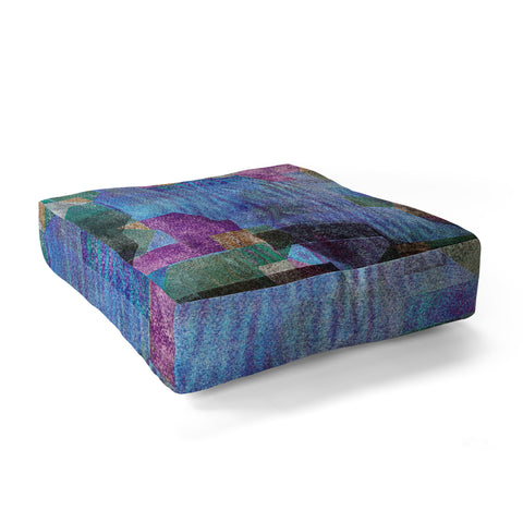 Triangle Footprint Ca1 Floor Pillow Square