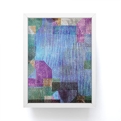 Triangle Footprint Ca1 Framed Mini Art Print