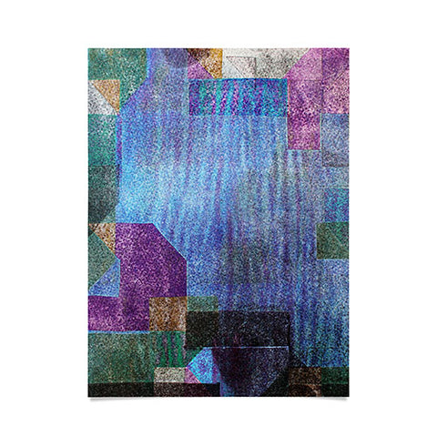 Triangle Footprint Ca1 Poster