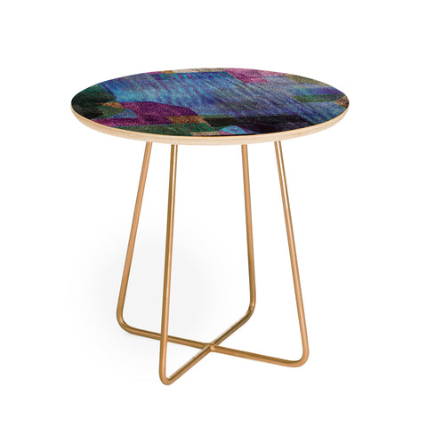 Triangle Footprint Ca1 Round Side Table