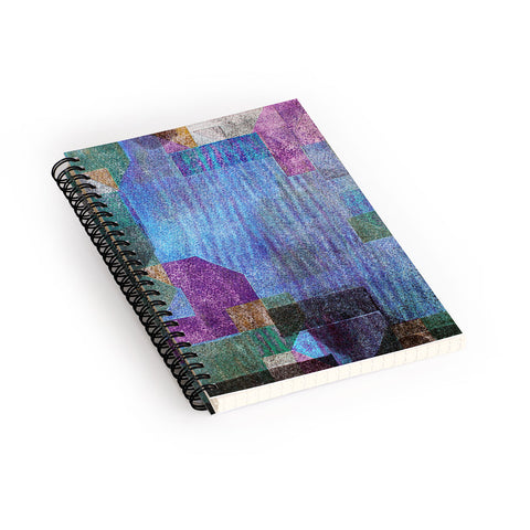Triangle Footprint Ca1 Spiral Notebook