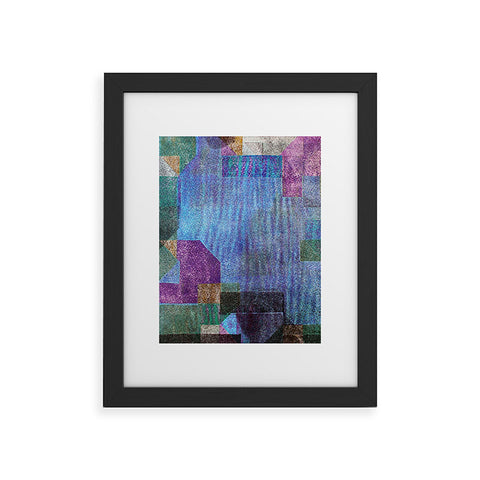 Triangle Footprint Ca1 Framed Art Print