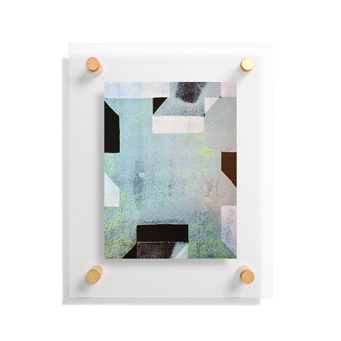 Triangle Footprint Ca6 Floating Acrylic Print