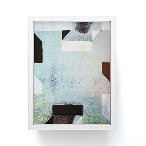 Triangle Footprint Ca6 Framed Mini Art Print