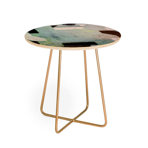 Triangle Footprint Ca6 Round Side Table