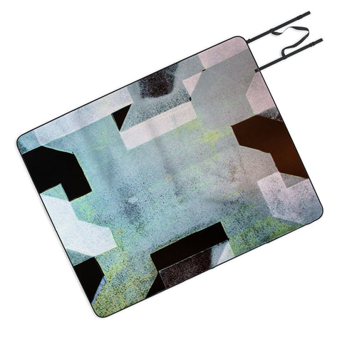 Triangle Footprint Ca6 Picnic Blanket