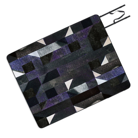 Triangle Footprint Ca7 Picnic Blanket