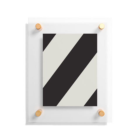 Triangle Footprint cbw1 Floating Acrylic Print