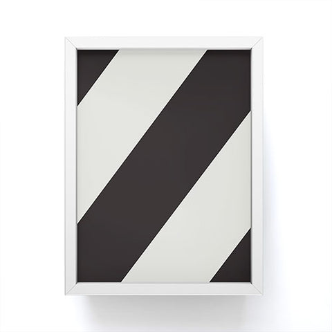 Triangle Footprint cbw1 Framed Mini Art Print