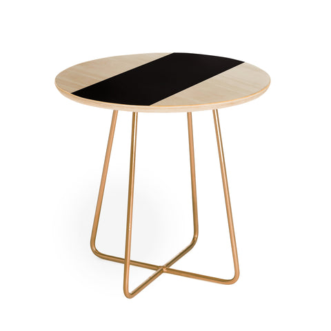 Triangle Footprint cbw1 Round Side Table