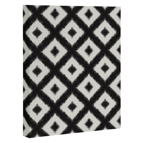 Triangle Footprint cbw1m Art Canvas