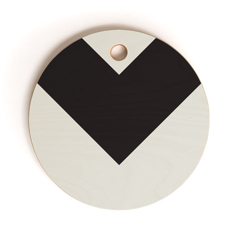 Triangle Footprint cbw2 Cutting Board Round