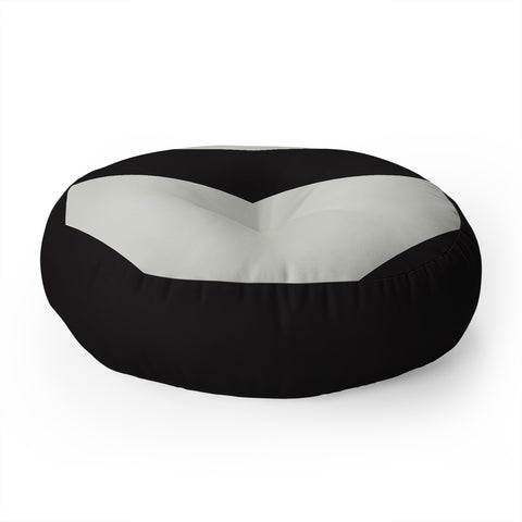 Triangle Footprint cbw2 Floor Pillow Round