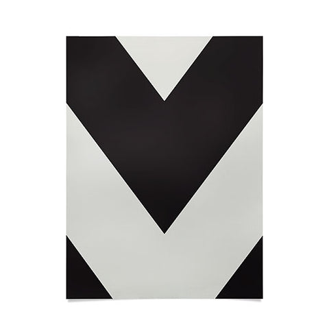 Triangle Footprint cbw2 Poster