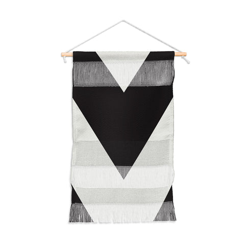 Triangle Footprint cbw2 Wall Hanging Portrait