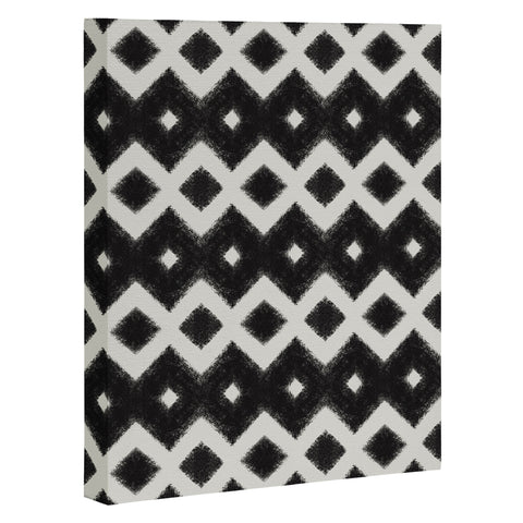Triangle Footprint cbw2m Art Canvas