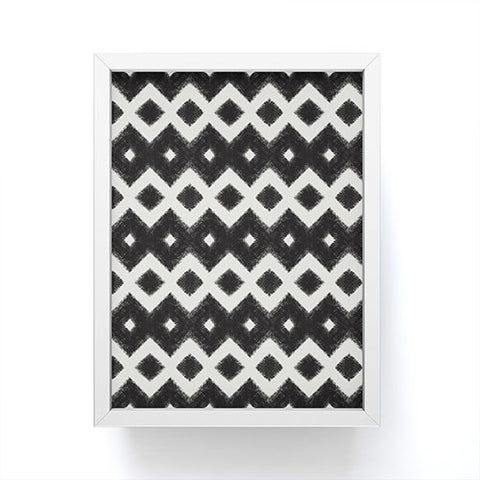Triangle Footprint cbw2m Framed Mini Art Print