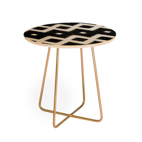 Triangle Footprint cbw2m Round Side Table