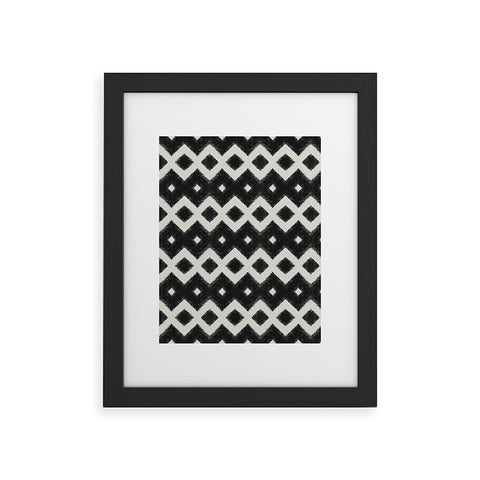 Triangle Footprint cbw2m Framed Art Print