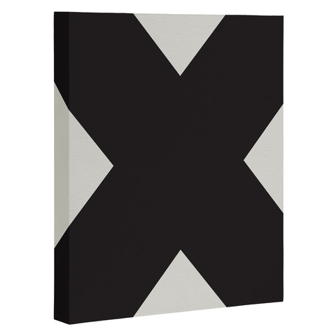 Triangle Footprint cbw3 Art Canvas