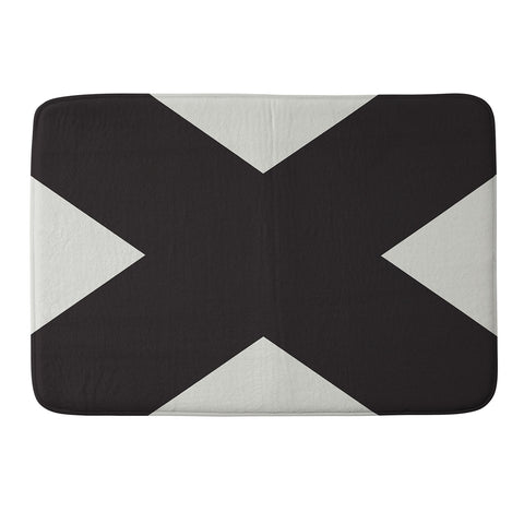 Triangle Footprint cbw3 Memory Foam Bath Mat