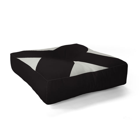 Triangle Footprint cbw3 Floor Pillow Square