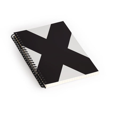 Triangle Footprint cbw3 Spiral Notebook