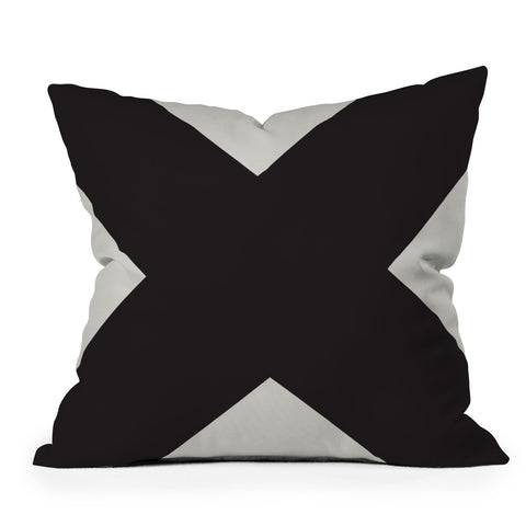 Triangle Footprint cbw3 Throw Pillow