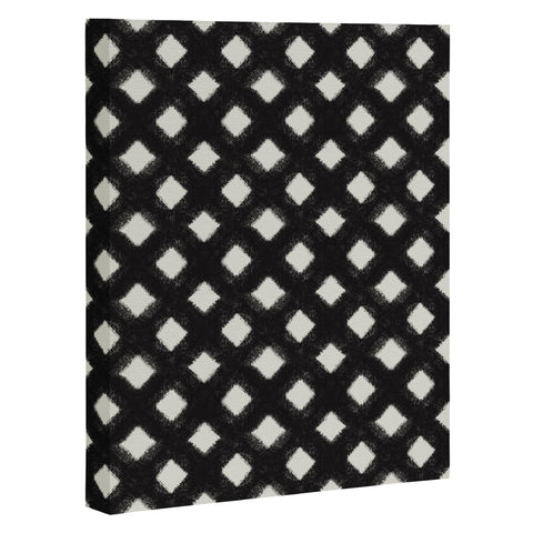 Triangle Footprint cbw3m Art Canvas