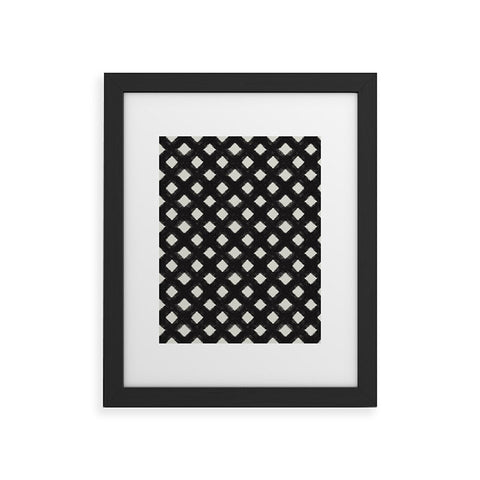 Triangle Footprint cbw3m Framed Art Print