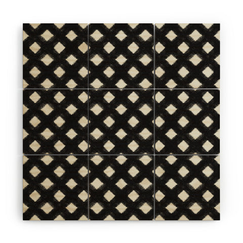 Triangle Footprint cbw3m Wood Wall Mural