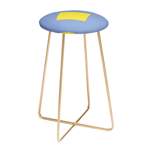 Triangle Footprint cc1 Counter Stool