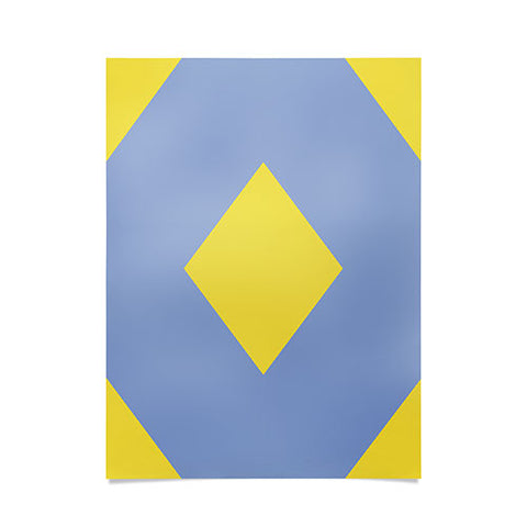 Triangle Footprint cc1 Poster