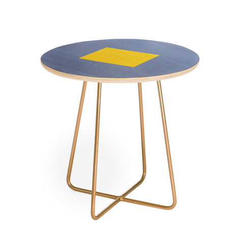 Triangle Footprint cc1 Round Side Table