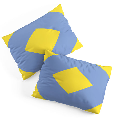 Triangle Footprint cc1 Pillow Shams