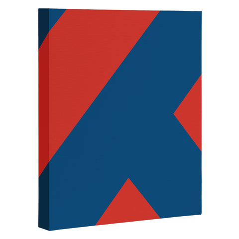 Triangle Footprint cc2 Art Canvas