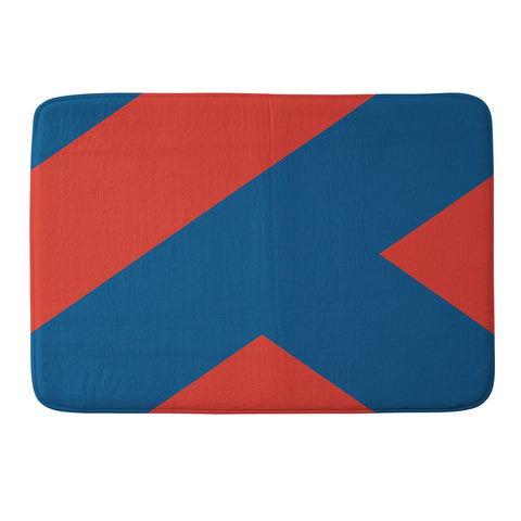 Triangle Footprint cc2 Memory Foam Bath Mat