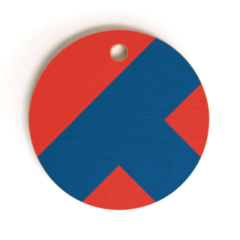 Triangle Footprint cc2 Cutting Board Round