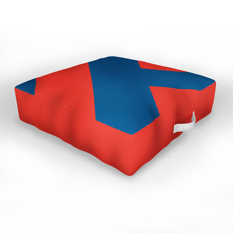 Triangle Footprint cc2 Outdoor Floor Cushion