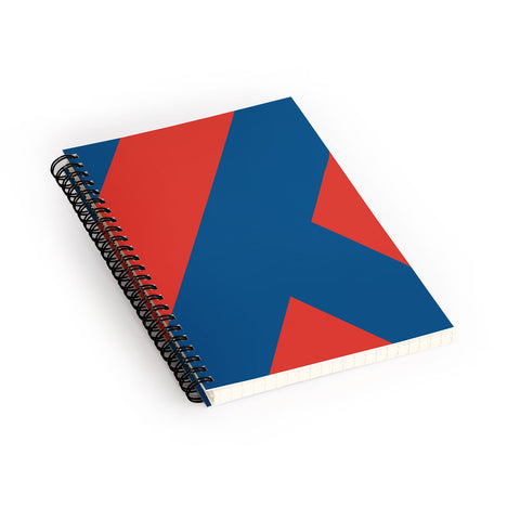 Triangle Footprint cc2 Spiral Notebook
