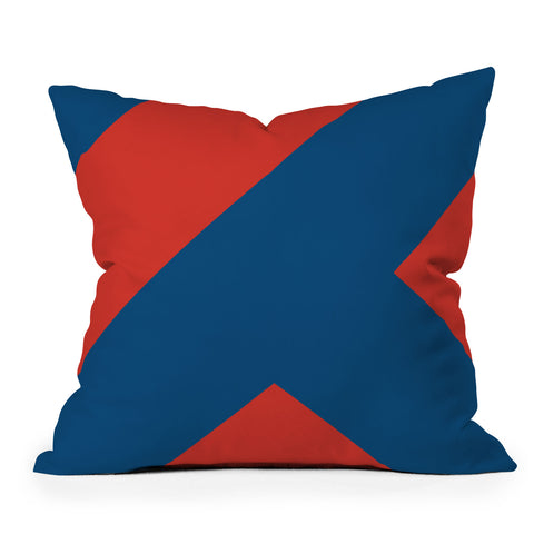 Triangle Footprint cc2 Throw Pillow