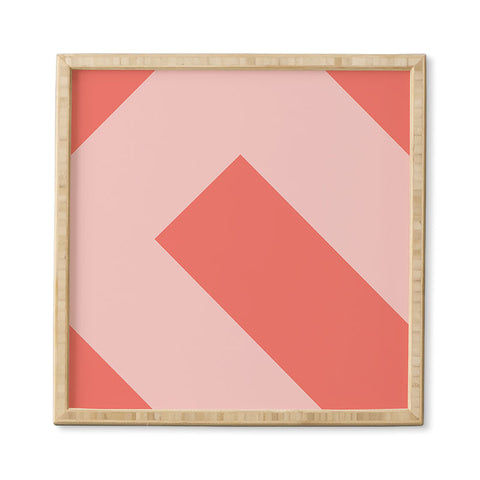 Triangle Footprint cc3 Framed Wall Art