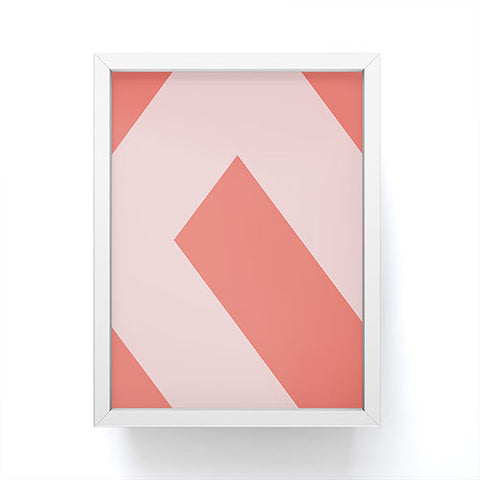 Triangle Footprint cc3 Framed Mini Art Print