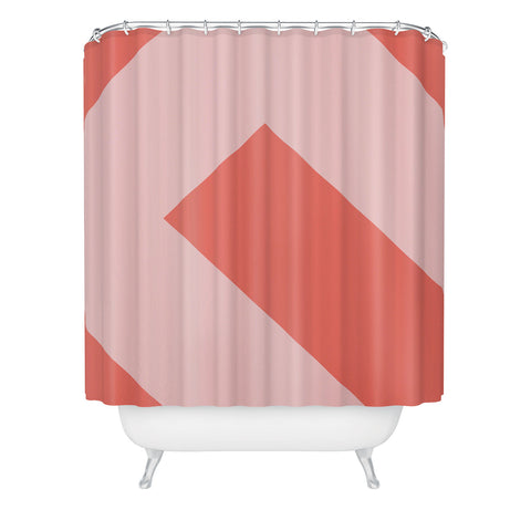 Triangle Footprint cc3 Shower Curtain