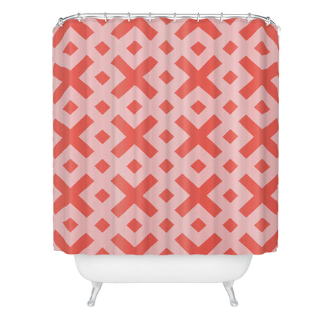 Triangle Footprint cc3mrpt Shower Curtain