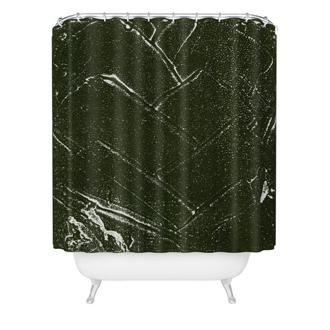Triangle Footprint come back Shower Curtain