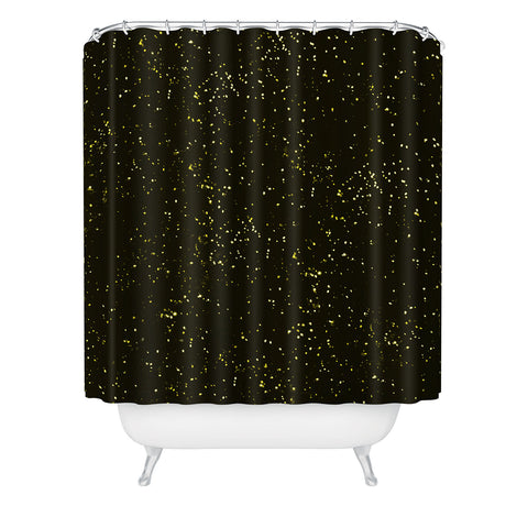 Triangle Footprint Cosmos1 Shower Curtain