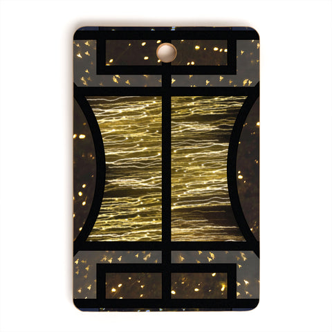 Triangle Footprint Cosmos3 Cutting Board Rectangle