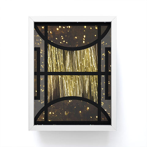 Triangle Footprint Cosmos3 Framed Mini Art Print