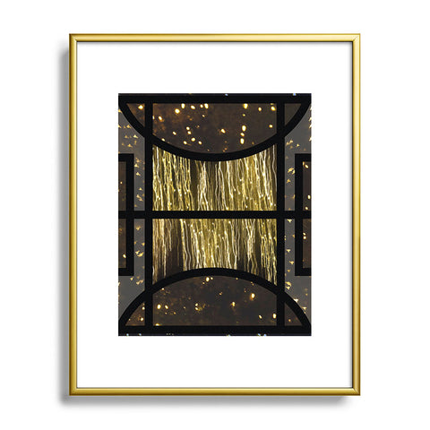 Triangle Footprint Cosmos3 Metal Framed Art Print